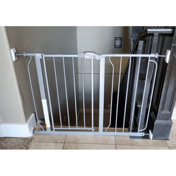 New Easy Step 49-Inch Extra Wide Baby Gate, Includes 4-Inch and 12-Inch - Picture 1 of 2